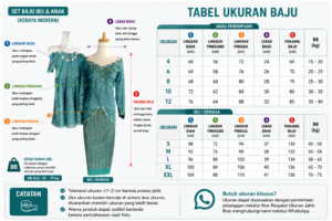 kebaya couple (ibu & anak)