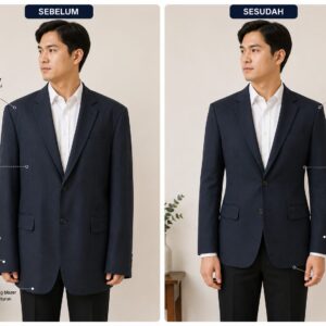 vermak blazer pria